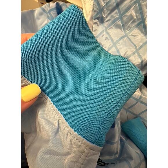 Nike Light Blue Hooded Fused Windrunner Jacket Women's Size Medium - Picture 8 of 9